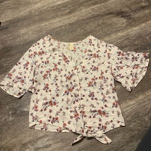 Women’s size small flower blouse